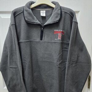 World Series Champions Boston Res Sox Gray Fleece Shirt Medium